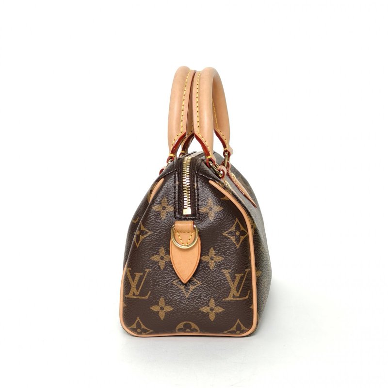 LOUIS VUITTON Sp20可拆卸棕色寬肩帶老花PVC晶片肩背包-1