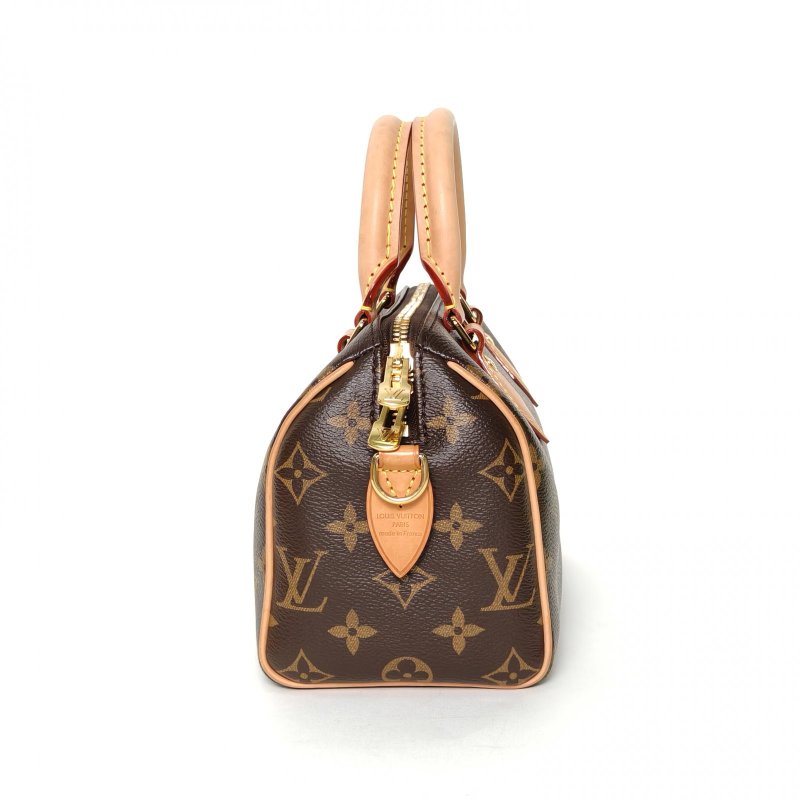 LOUIS VUITTON Sp20可拆卸棕色寬肩帶老花PVC晶片肩背包-3