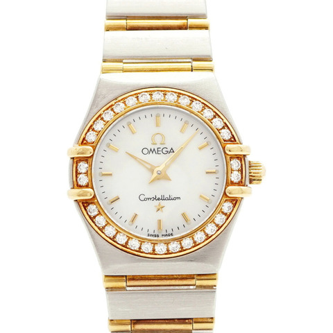 歐米茄星座系列 1267.70 白色錶盤女錶