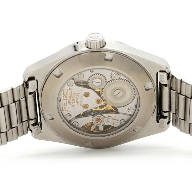 精工 Grand 4420-9000 銀色錶盤男士腕錶-5