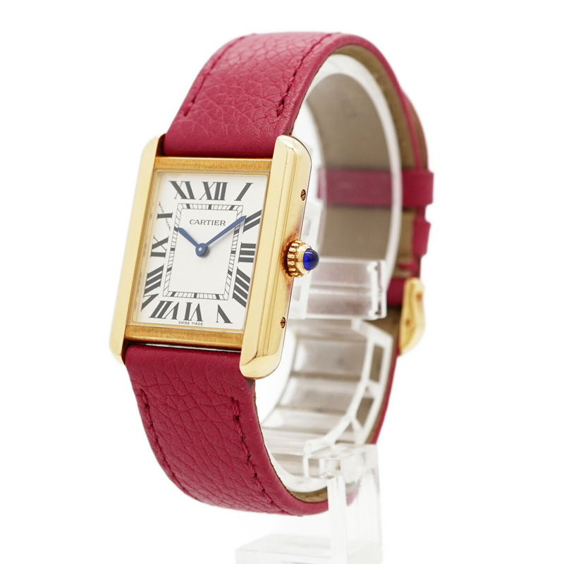 卡地亞 Tank Solo SM W5200002 銀色錶盤小姐腕錶-2