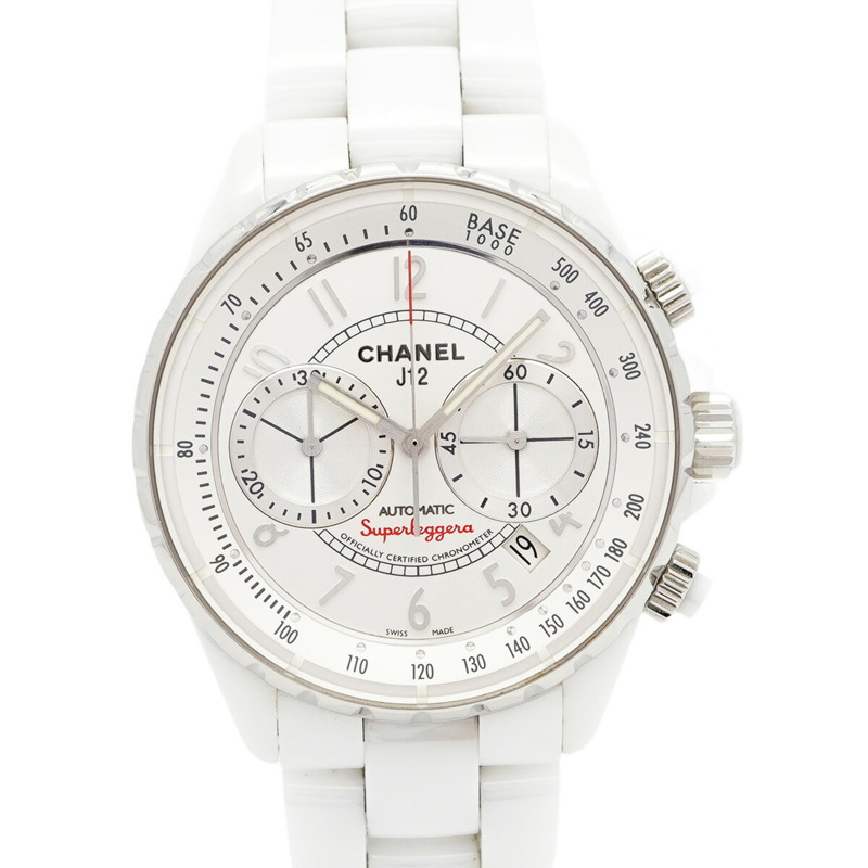 J12 Superleggera H3410 銀色錶盤男士腕錶-0