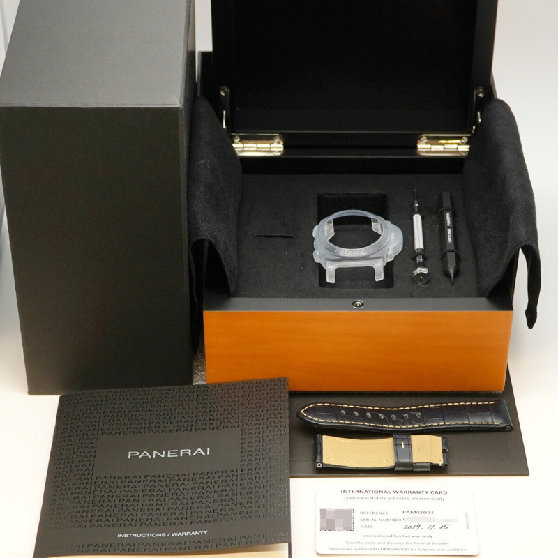 沛納海 Luminor PAM01033 海軍藍錶盤男士腕錶-1