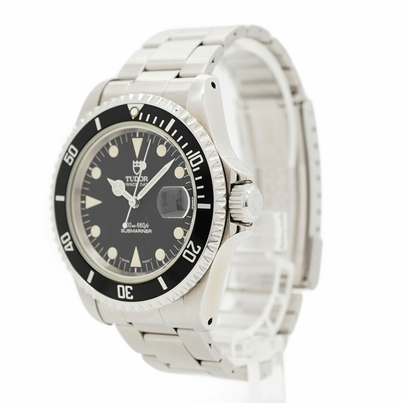 帝舵Submariner 79190黑色錶盤男士腕錶-2