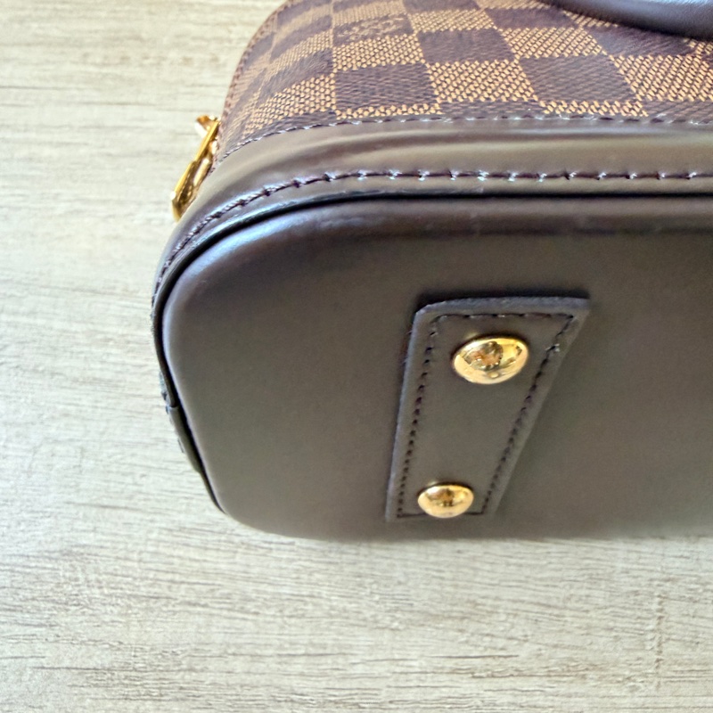 LOUIS VUITTON ALMA 貝殼包 棕色棋盤格-1