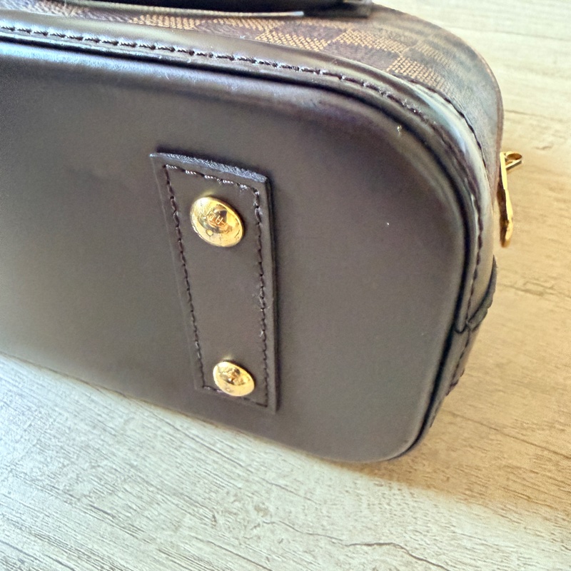 LOUIS VUITTON ALMA 貝殼包 棕色棋盤格-2
