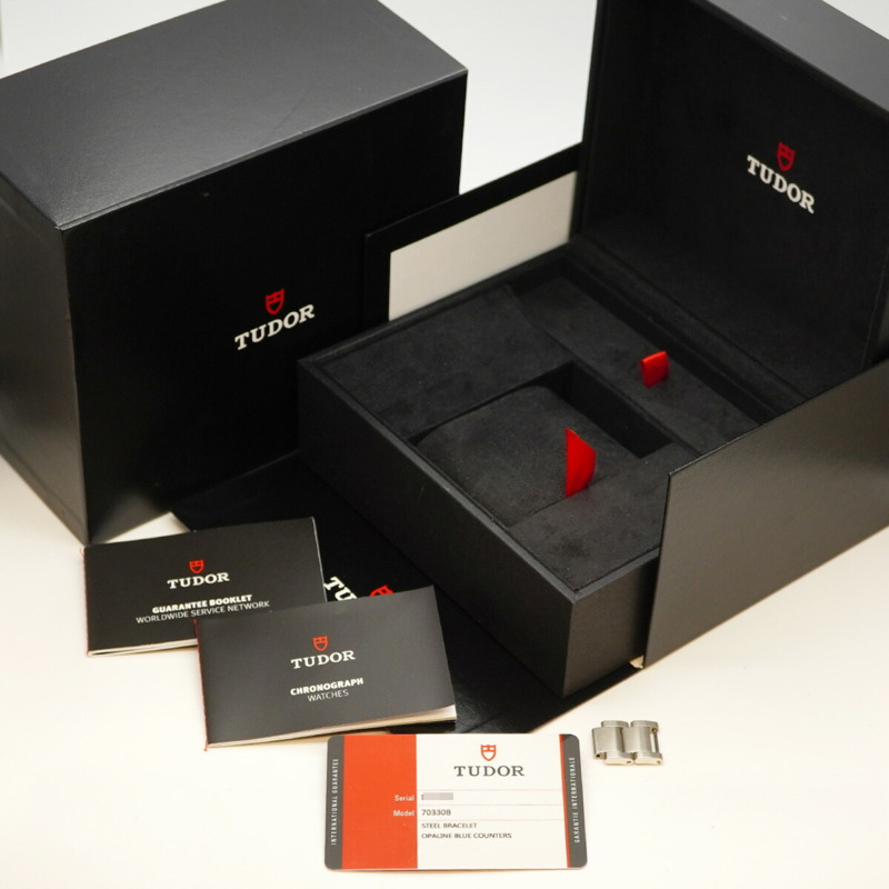 帝舵Heritage 70330B白色錶盤男士腕錶-1