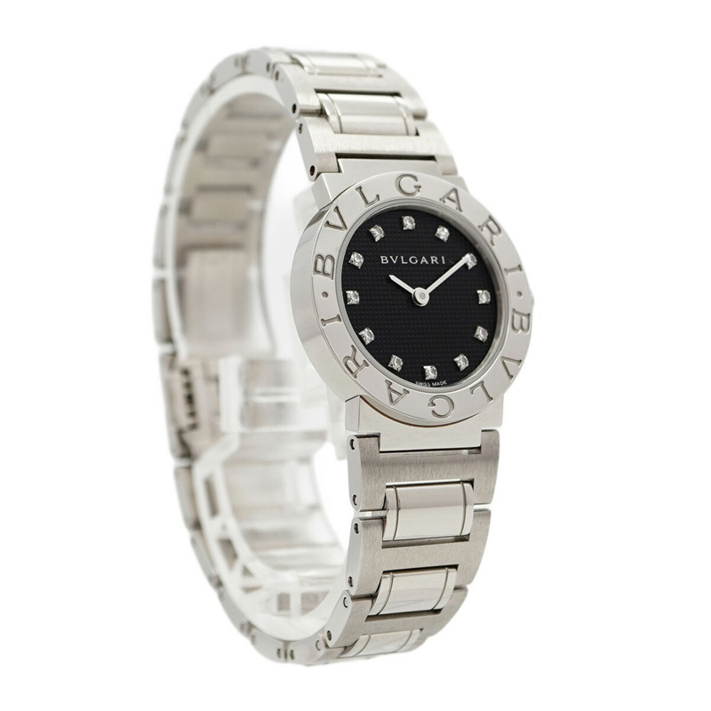 寶格麗 BBL26S 黑色錶盤女士腕錶-3
