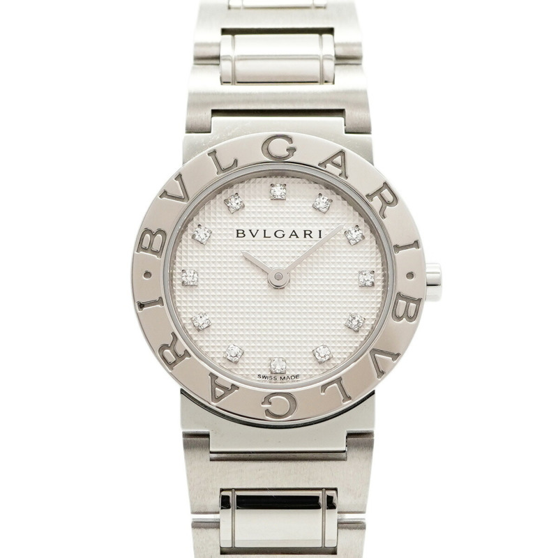 寶格麗 BBL26S 銀色錶盤小姐腕錶-0