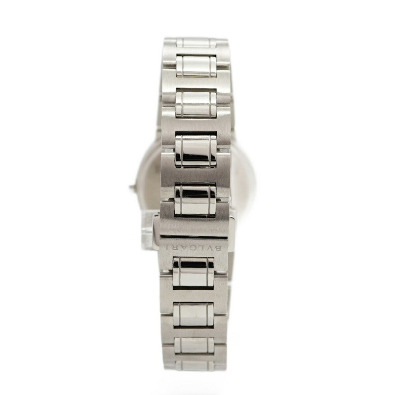 寶格麗 BBL26S 銀色錶盤小姐腕錶-7