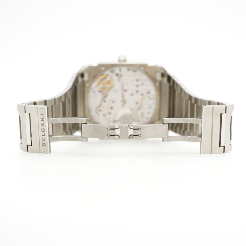Bvlgari Octo Finissimo BGO40SXT 銀色錶盤男士手錶-4