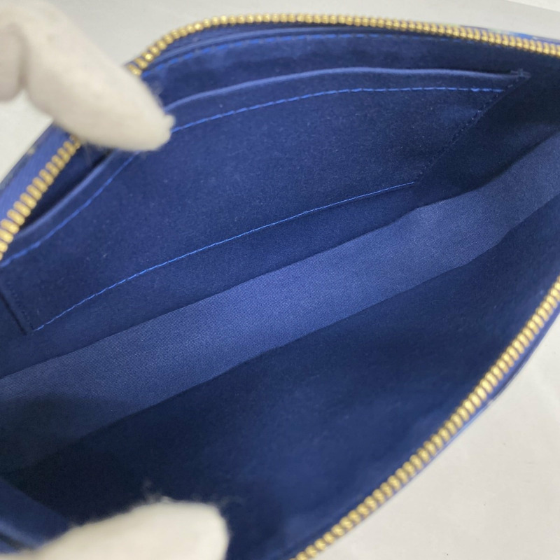 路易威登 Vernis Archipel Line 手拿包配件 M90041 大藍色女士包 P1872057-3