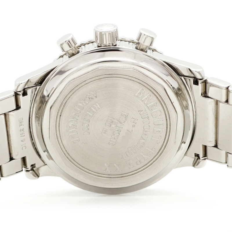 寶璣 Aéronavale Type XX 3800 黑色錶盤男士腕錶-4