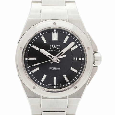 IWC 沙夫豪森工程師 IW323902 男士手錶，黑色錶盤
