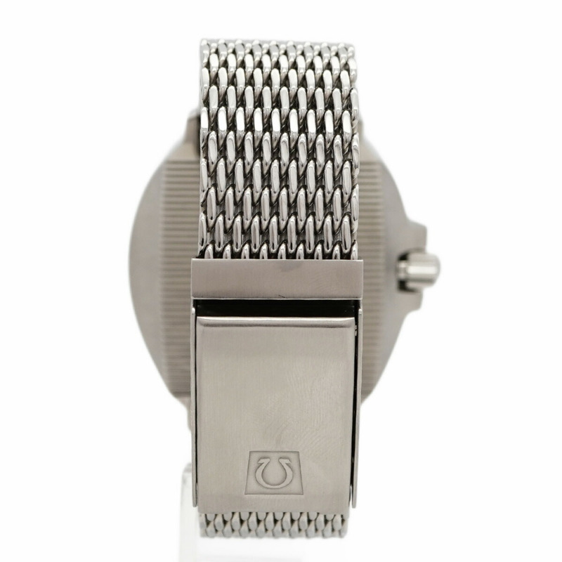 歐米茄海馬系列166.093海軍藍錶盤男士腕錶-7