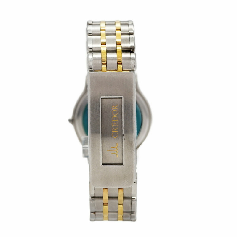 精工 Credor 9571-6020 銀色錶盤男士腕錶-8