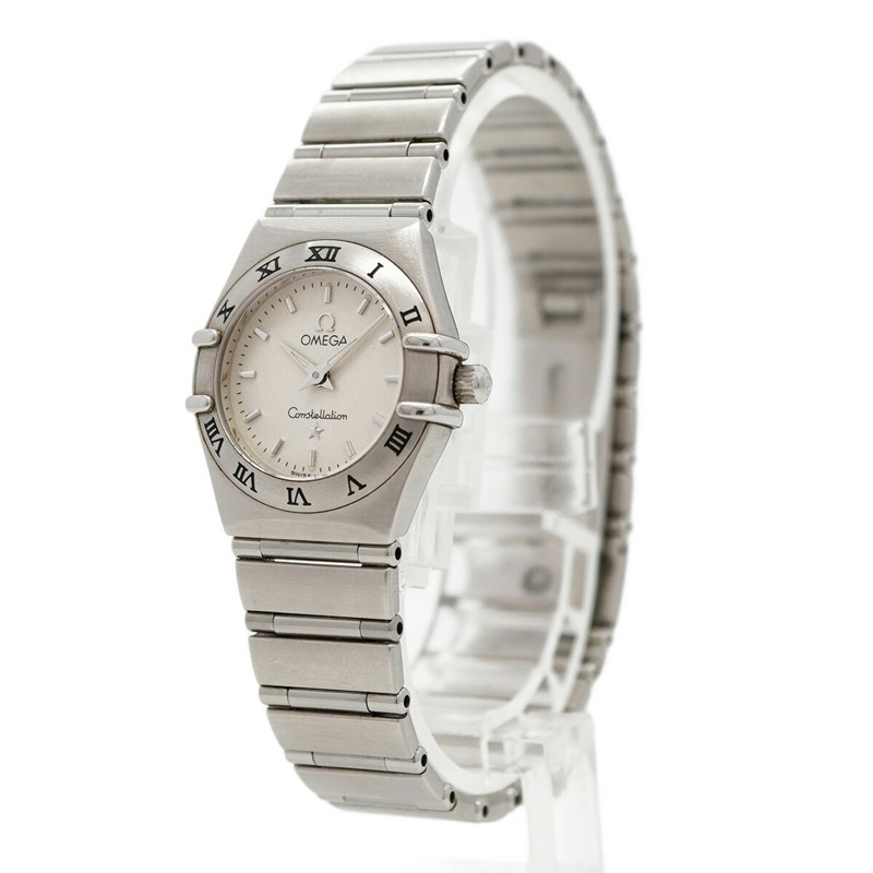 歐米茄星座系列 1562.30 銀色錶盤女錶-1
