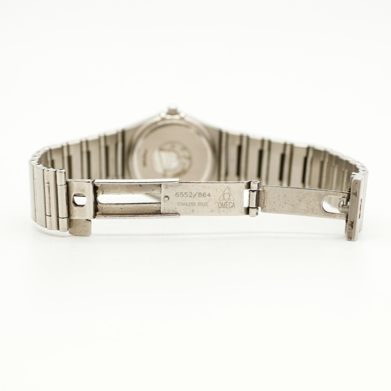 歐米茄星座系列 1572.30 銀色錶盤女錶-3