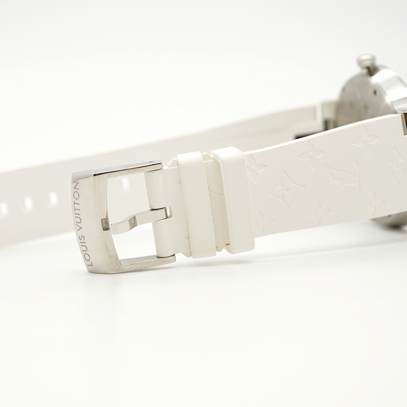 路易威登 Tambour Q1E01 銀色錶盤男士腕錶-3