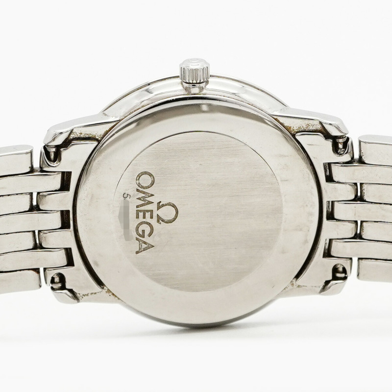 歐米茄碟飛系列銀色錶盤女士腕錶-5