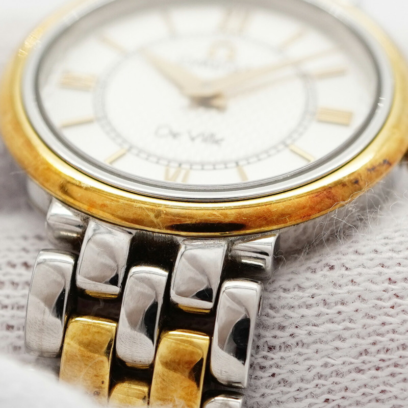 歐米茄碟飛系列 7374.31 銀色錶盤女錶-6