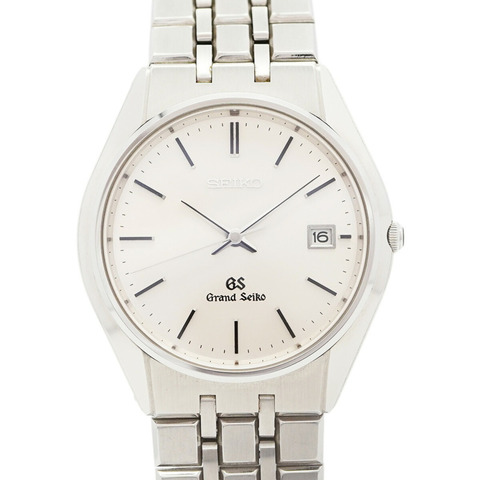 精工 Grand 9587-8000 銀色錶盤男士腕錶