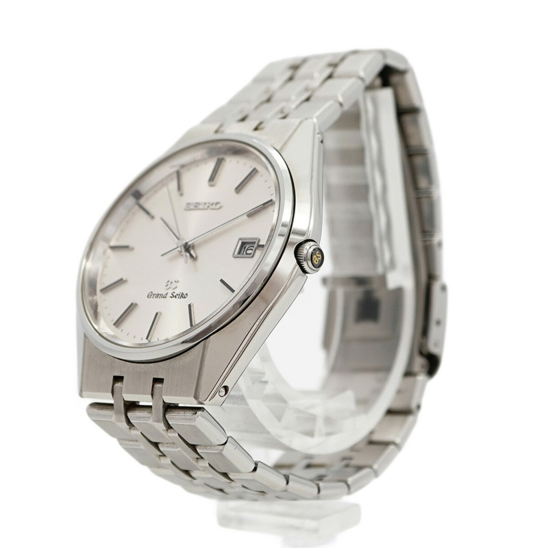 精工 Grand 9587-8000 銀色錶盤男士腕錶-1