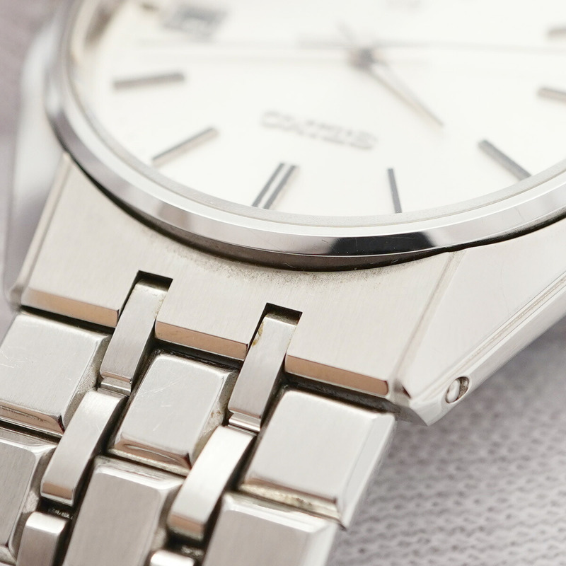 精工 Grand 9587-8000 銀色錶盤男士腕錶-6
