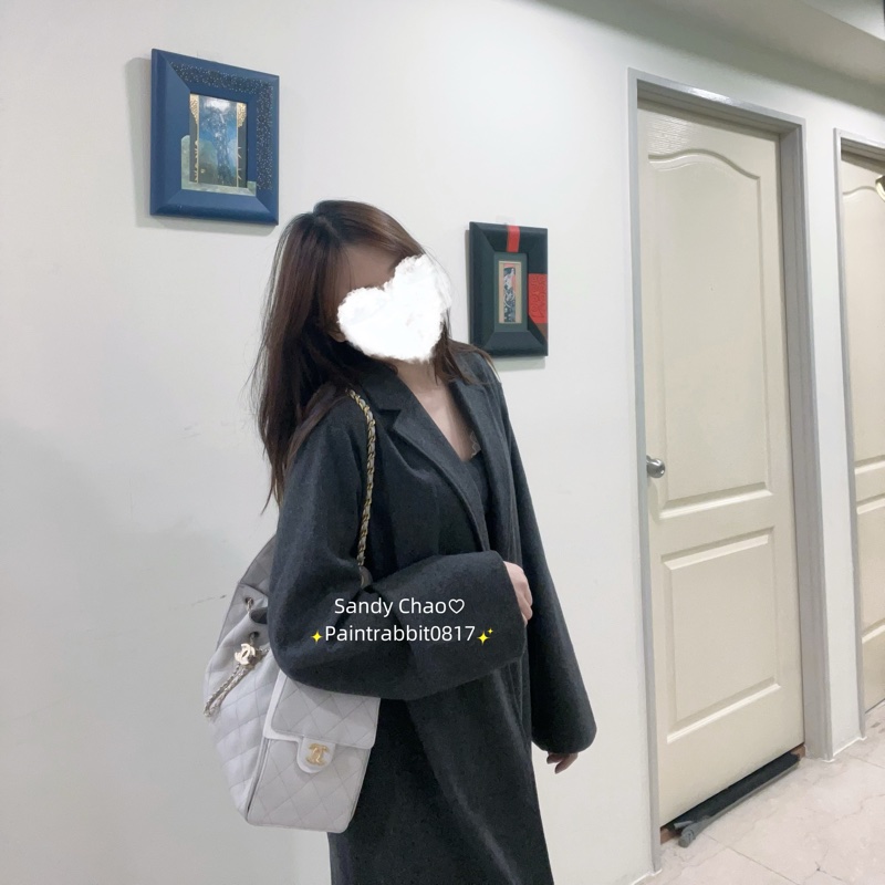 ෆ Chanel 25bag高級大象灰🈶購證-2