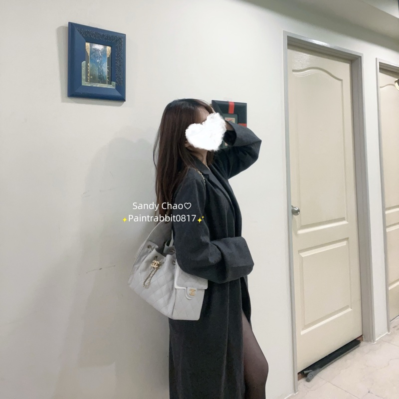 ෆ Chanel 25bag高級大象灰🈶購證-3