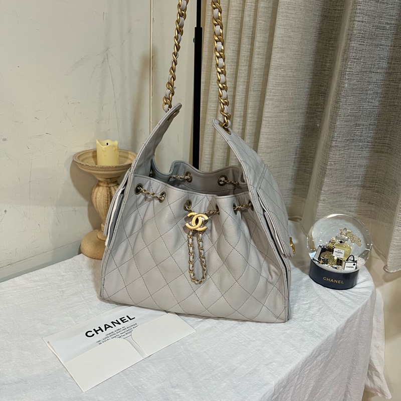 ෆ Chanel 25bag高級大象灰🈶購證-4