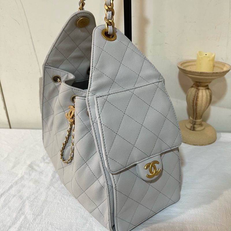 ෆ Chanel 25bag高級大象灰🈶購證-6