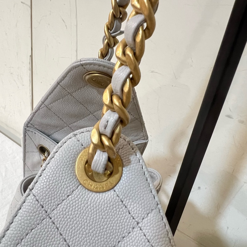 ෆ Chanel 25bag高級大象灰🈶購證-7