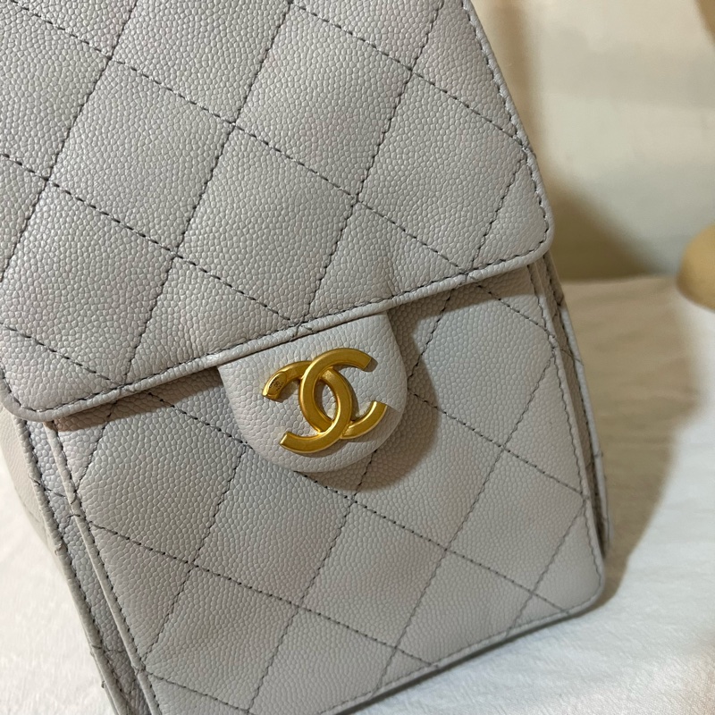 ෆ Chanel 25bag高級大象灰🈶購證-9