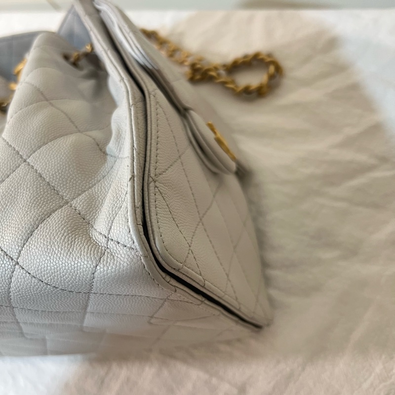 ෆ Chanel 25bag高級大象灰🈶購證-19