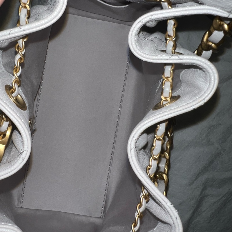 ෆ Chanel 25bag高級大象灰🈶購證-23