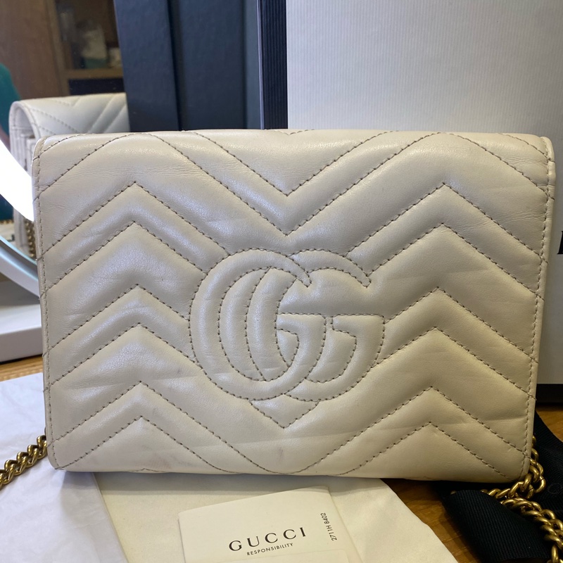 Gucci 馬蒙風琴斜背包-6