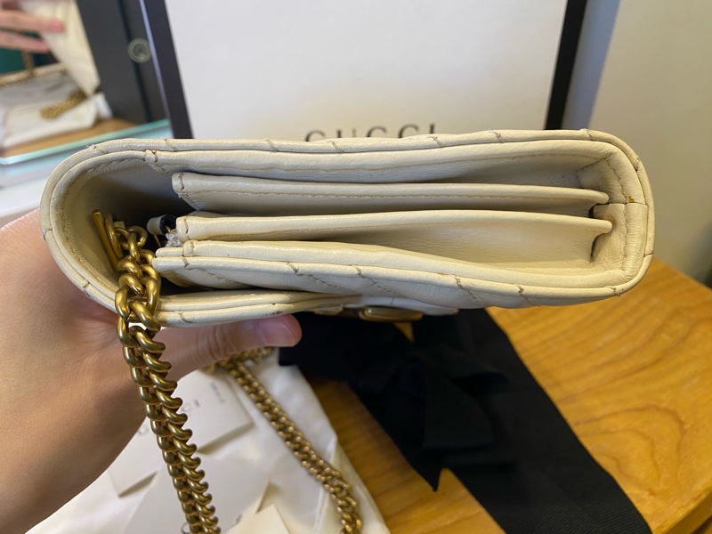Gucci 馬蒙風琴斜背包-10