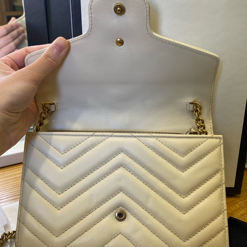 Gucci 馬蒙風琴斜背包-14