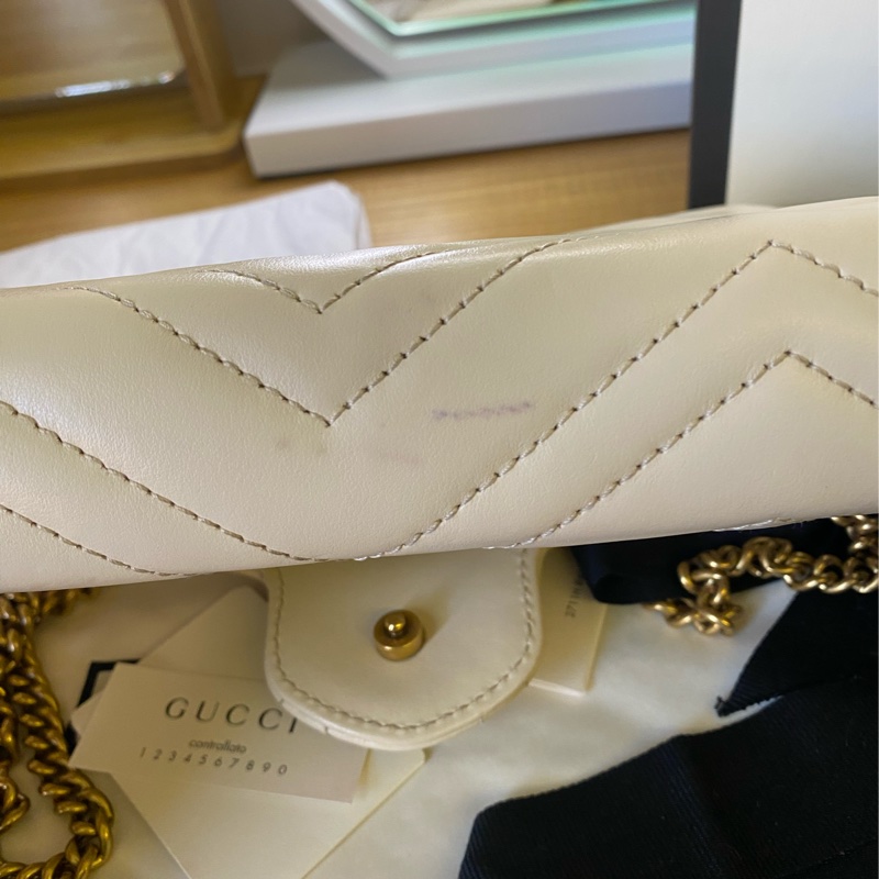 Gucci 馬蒙風琴斜背包-19