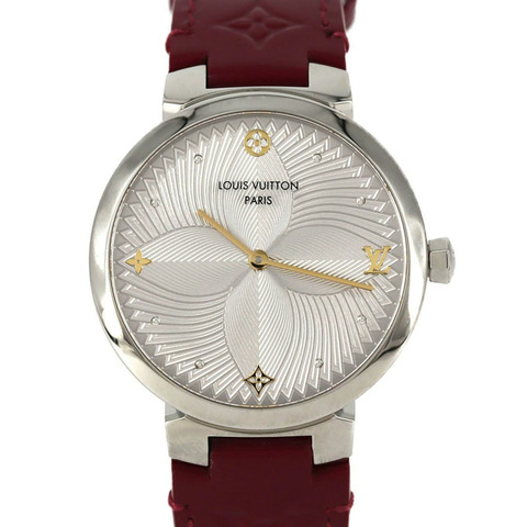 路易威登 Tambour Slim QA015 不銹鋼石英錶