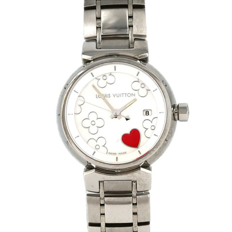 路易威登 Tambour Q121A 不鏽鋼石英錶