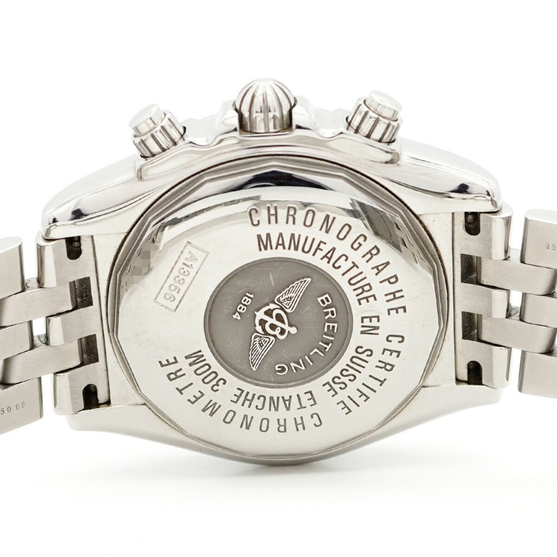 百年靈 Chronomat Evolution A13356 黑色錶盤男士腕錶-5