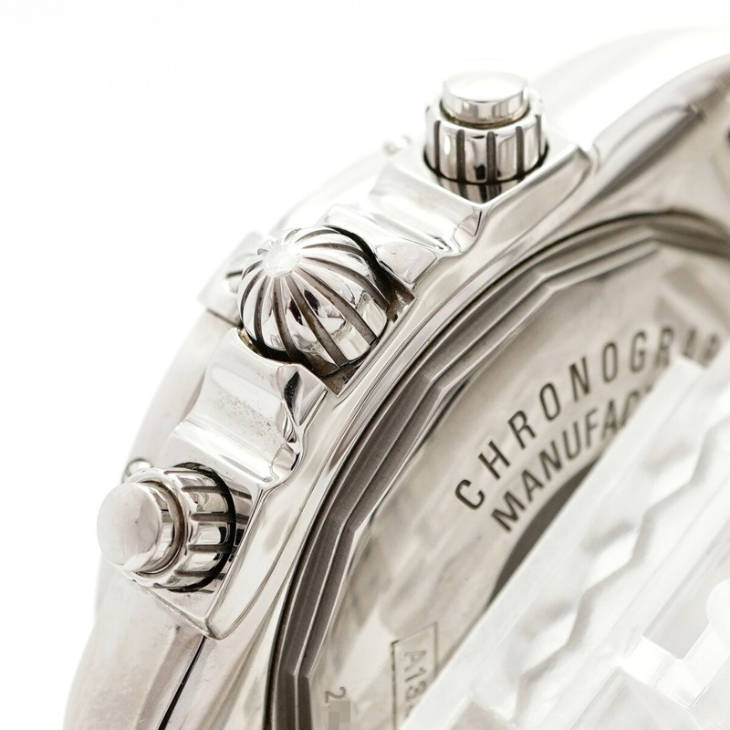 百年靈 Chronomat Evolution A13356 黑色錶盤男士腕錶-10