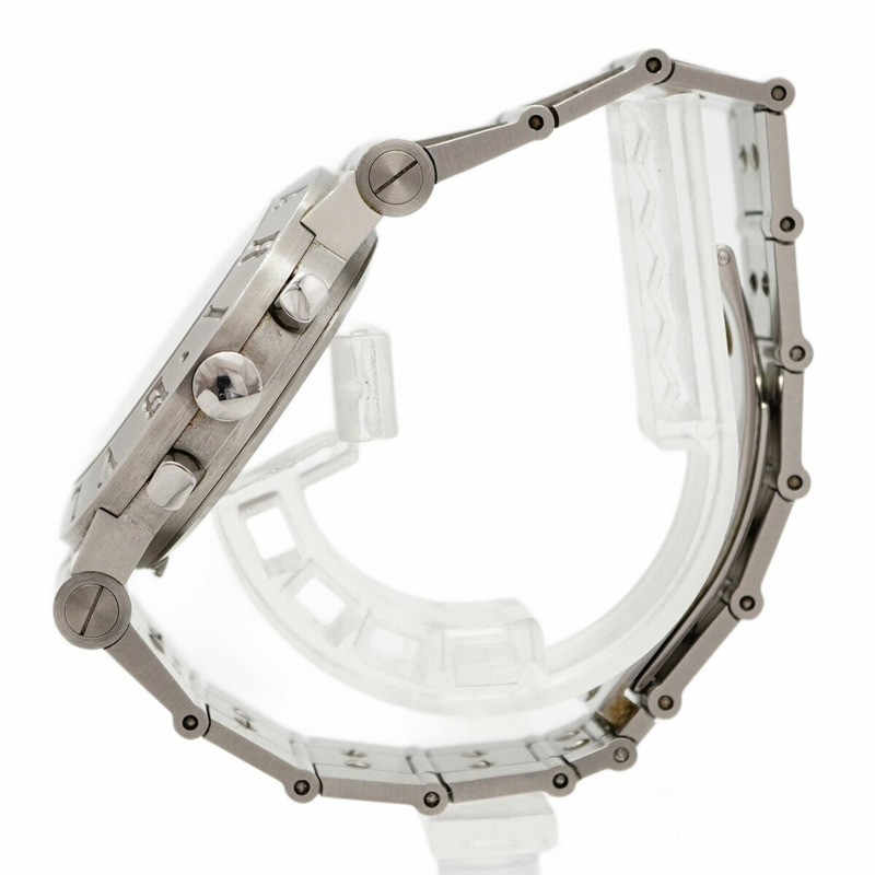 寶格麗 Diagono CH35S 黑色錶盤男士腕錶-9