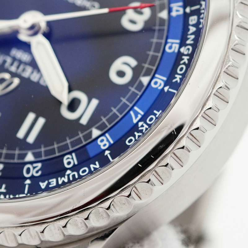 百年靈飛行員8型AB3521黑色錶盤男士腕錶-7