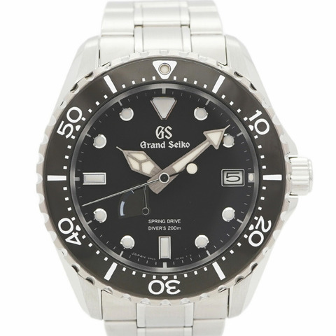 精工 Grand 9R65-0ED0 SBGA461 黑色錶盤男士腕錶