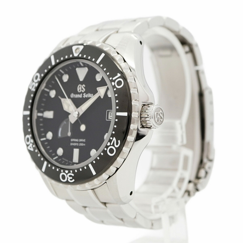 精工 Grand 9R65-0ED0 SBGA461 黑色錶盤男士腕錶-2