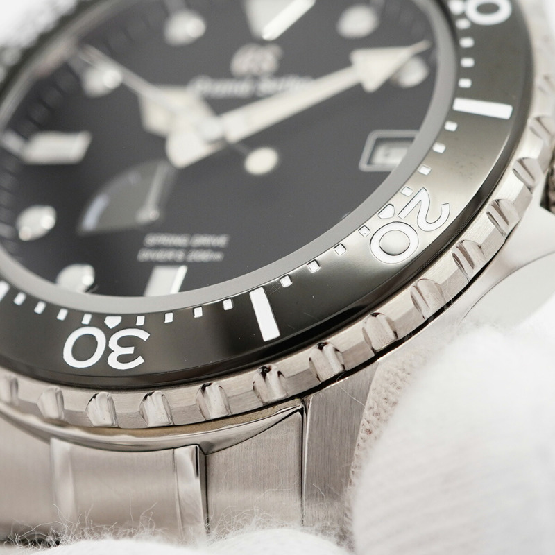 精工 Grand 9R65-0ED0 SBGA461 黑色錶盤男士腕錶-7