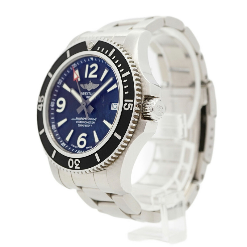 百年靈超級海洋系列 A17366 黑色錶盤男士腕錶-2